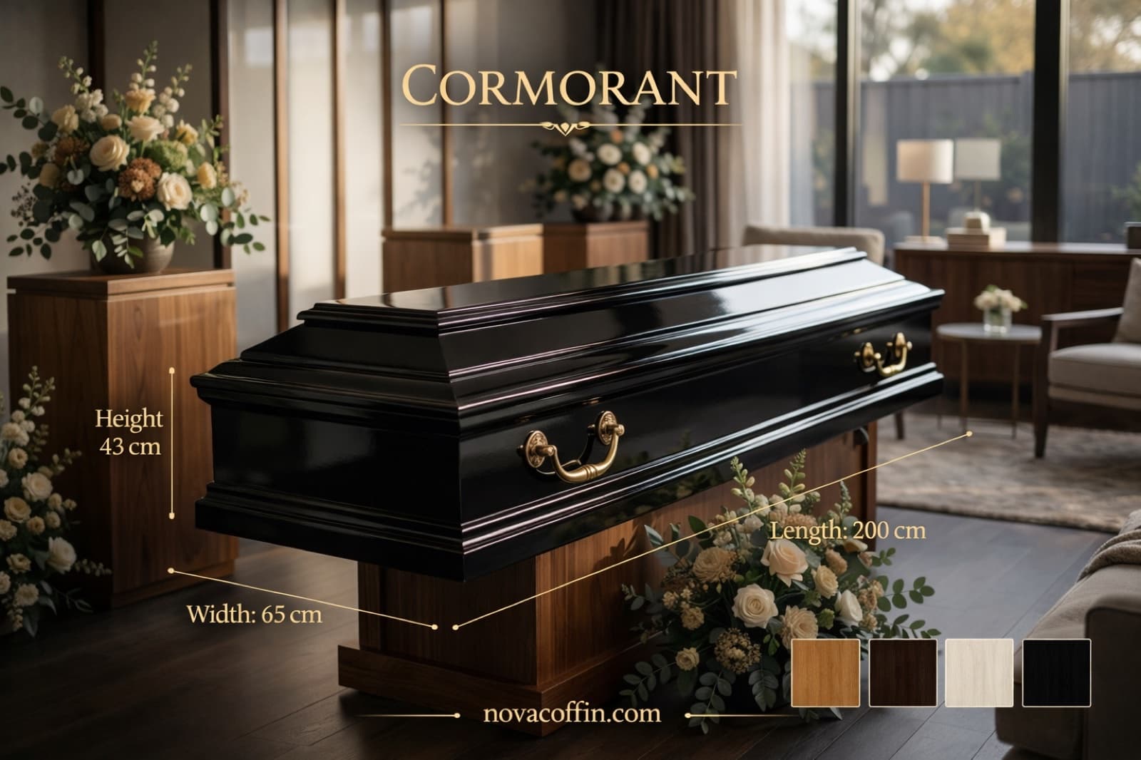Cormorant coffin