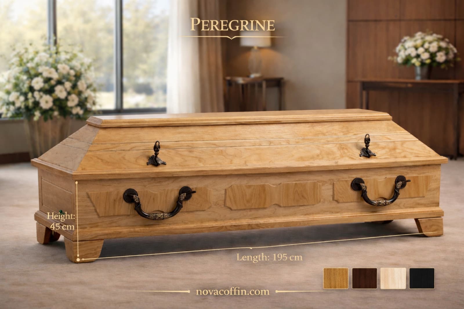 Peregrine coffin