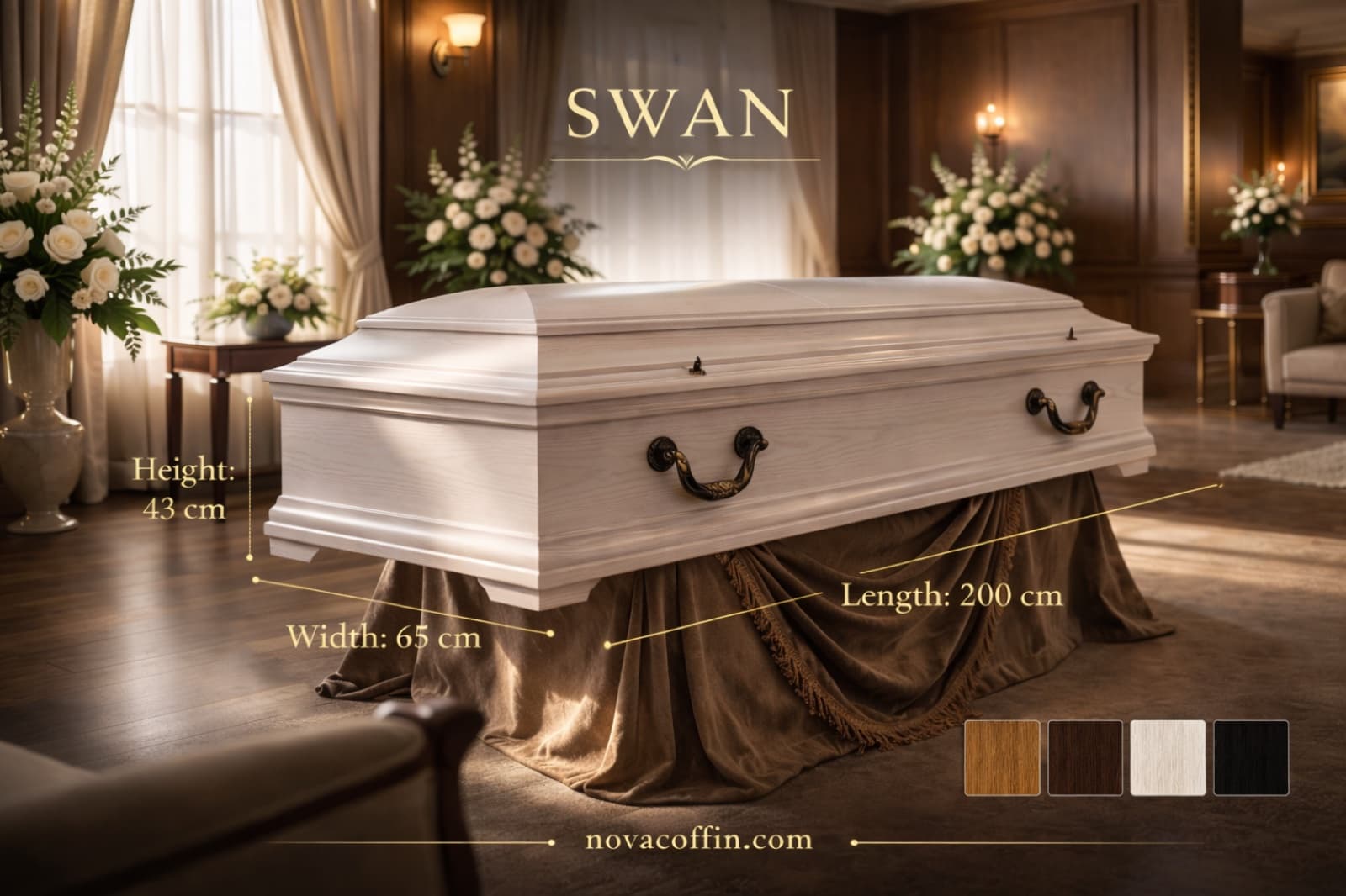 Swan coffin